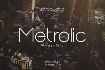 Metrolic | Elegant Font