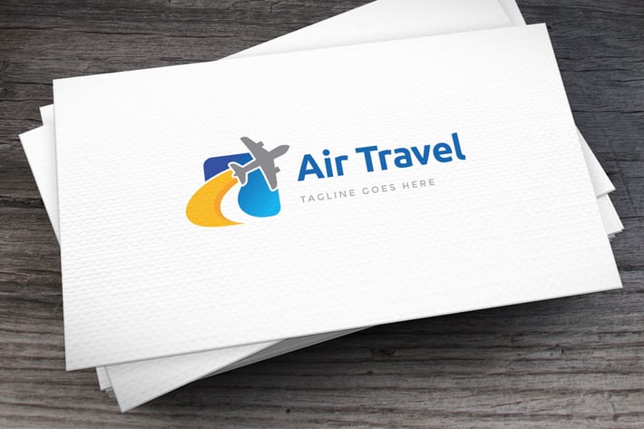 Air Travel Logo Template