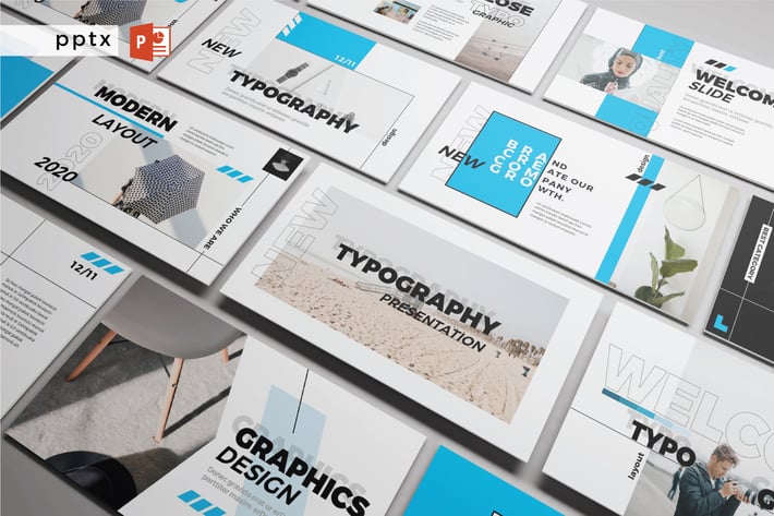 NEW TYPOGRAPHY - Powerpoint  V293