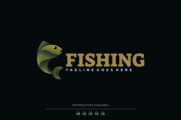 Fish Gradient Logo
