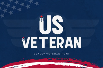 US Veteran - A Classy Veteran Font