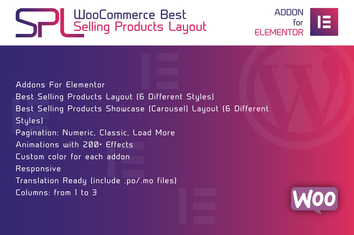 WooCommerce Best Selling Products for Elementor