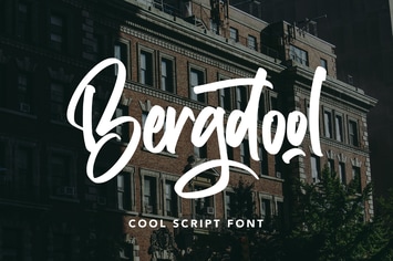 Bergdool - Handwritten Font