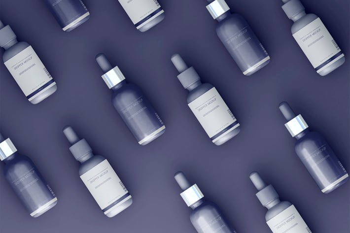 Dropper Bottles Mockup