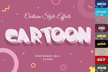 Cartoon Style Text Effects