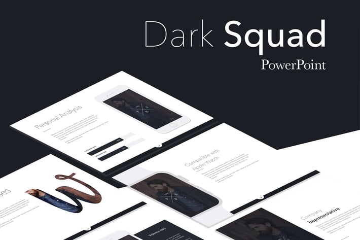 Dark Squad PowerPoint Template