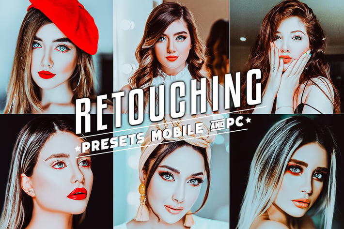 Skin Retouch Preset Lightroom Mobile and PC 