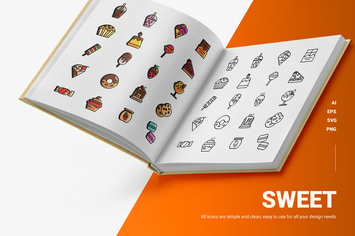 Sweet & Candy - Icons