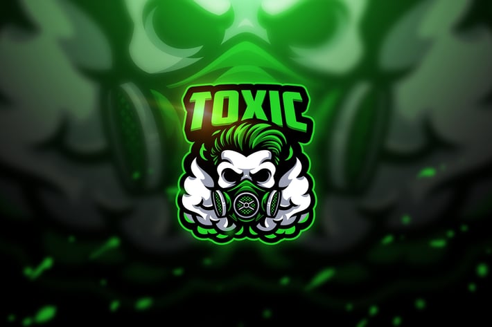 Toxic skull - Mascot & Esport Logo