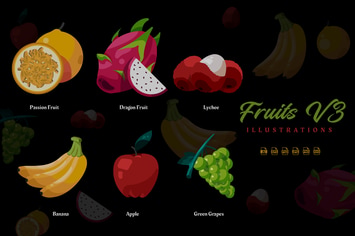 Fruits V3 - Illustrations