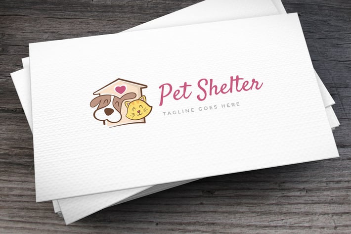 Pet Shelter Logo Template