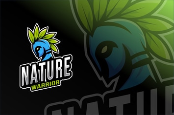 Nature Warrior Esport Logo Template