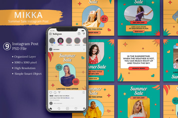 Mikka - Summer Sale Instagram Post