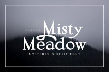 Misty Meadow - Mysterious Serif Font