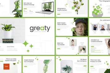 Greaty - Powerpoint Template