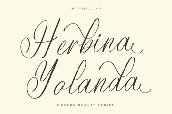 Herbina Yolanda Modern Script