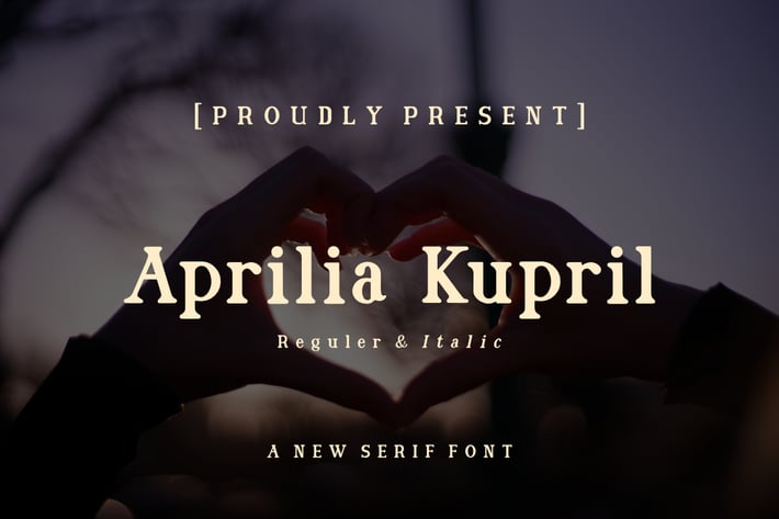 Aprilia Kupril Serif Font