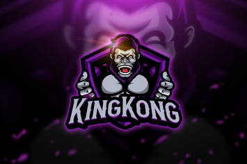 KingKong 3 - Mascot & Esport Logo