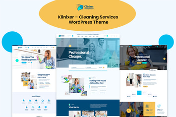 Klinixer - Cleaning Services WordPress Theme 