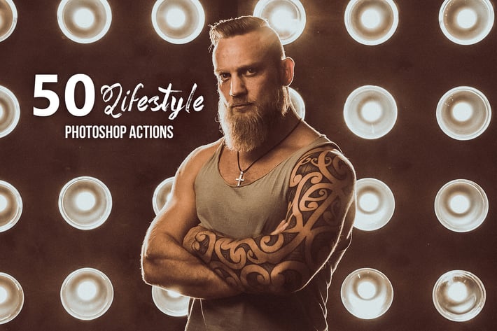 50 Lifestyle Photoshop Actions