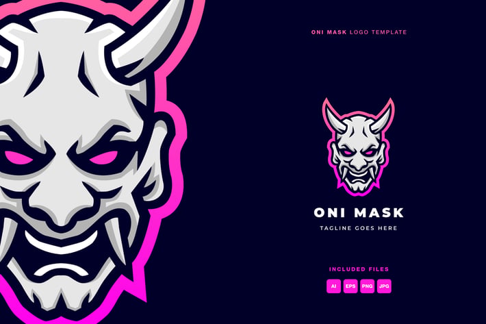 Onimask Logo Template