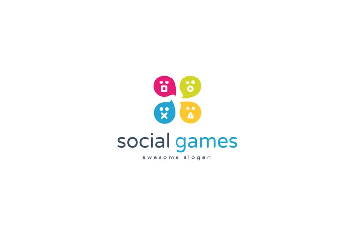 Social Games Logo Template