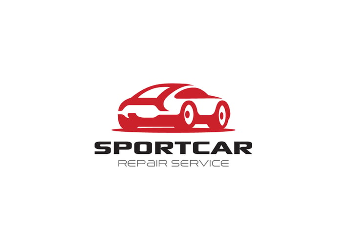 Logo Car Auto Vehicle Sport Race Repair Rental