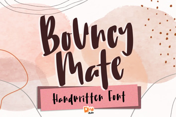 Bouncy Mate Quirky Font