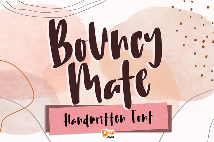 Bouncy Mate Quirky Font