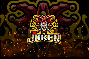 The Joker E-Sport and Sport Logo Template