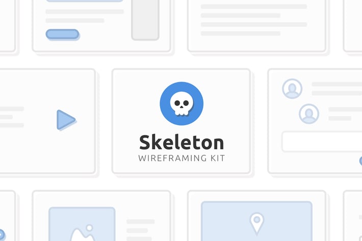 Skeleton Wireframing Kit