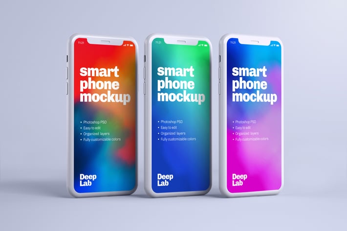 iPhone 11 Pro Clay Mockup