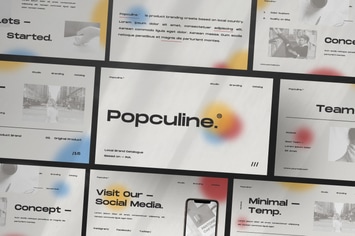 Popculine - Lookbook Fashion Keynote