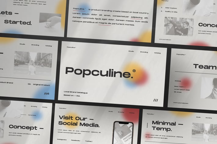 Popculine - Lookbook Fashion Keynote