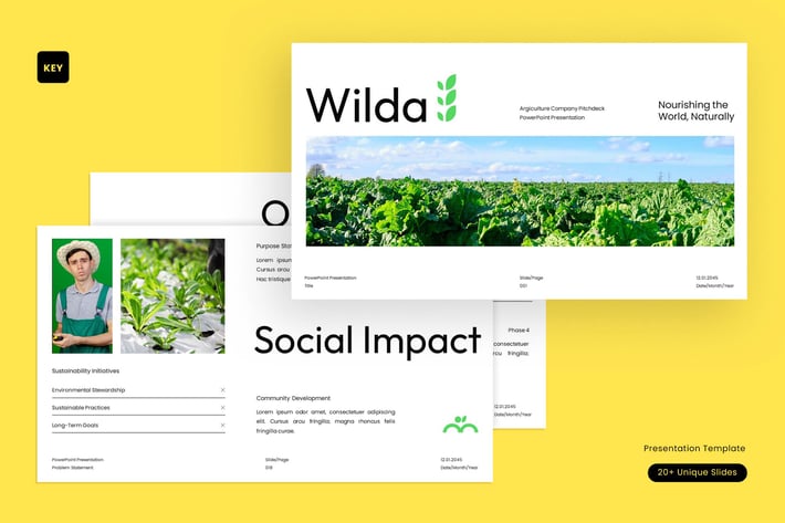 White Minimalist Argiculture Company Pitchdeck|003