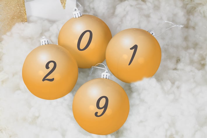 2019 Christmas Balls Mock Up