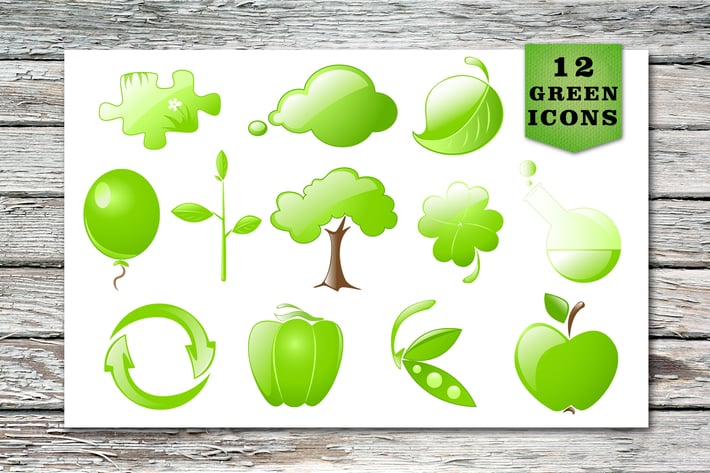 Green Vector Icons