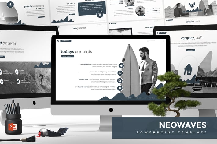 Neowaves - Powerpoint Template