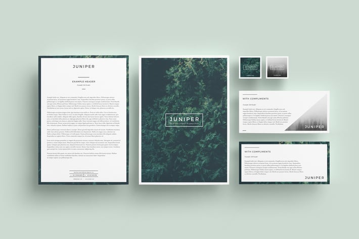 J U N I P E R Letterhead & With Comps