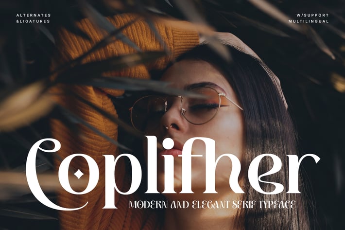 Coplifher - Modern Serif Font