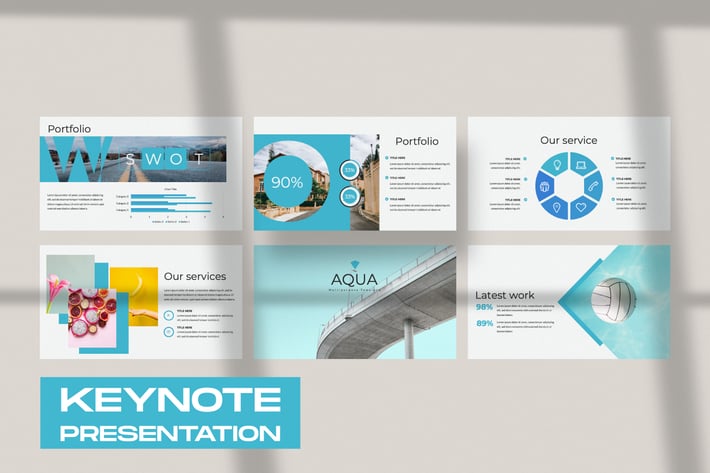 Aqua Business Keynote Presentation