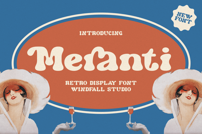 Meranti - Modern Bold Retro Typeface
