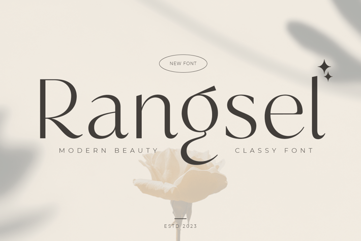 Rangsel - Modern Beauty Classy Font