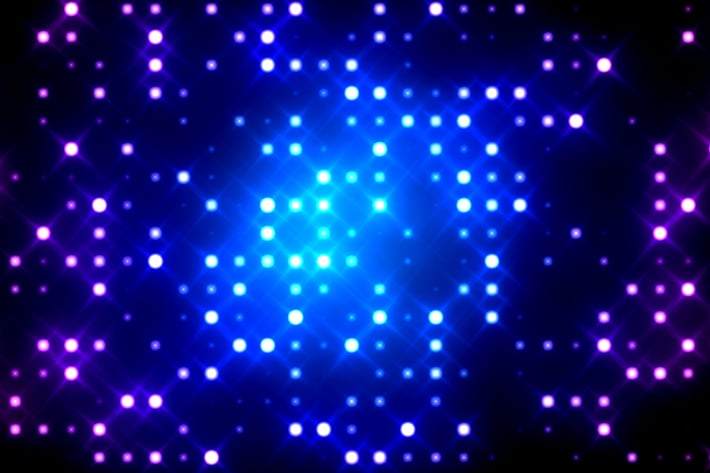 Glittering Light Grid Background