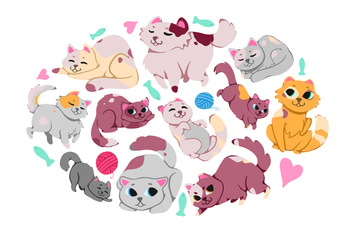 Cutest Cats Clipart