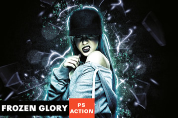 Frozen Glory Photoshop Action