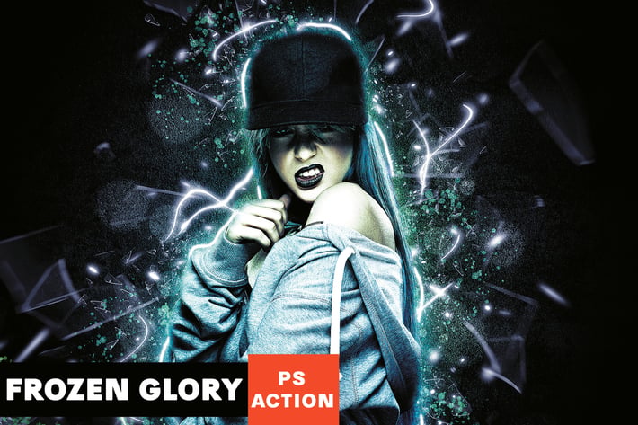 Frozen Glory Photoshop Action