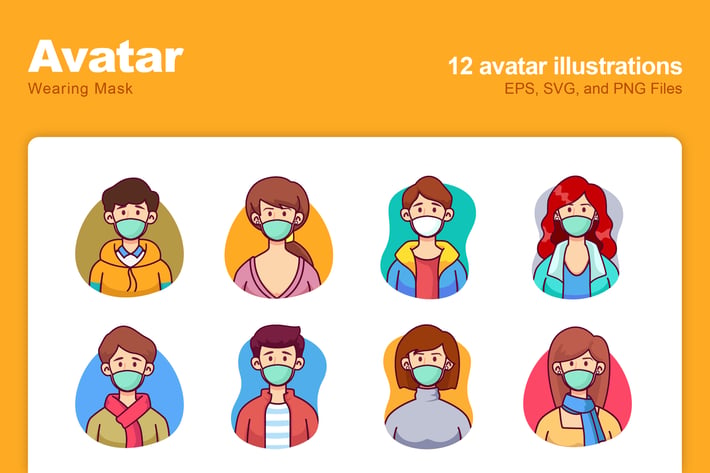 Avatar Wearing Mask