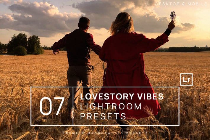 7 Lovestory Vibes Lightroom Presets + Mobile