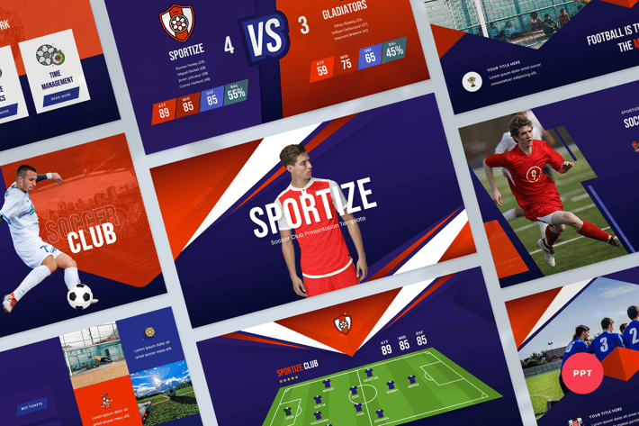 Soccer Club PowerPoint Presentation Template